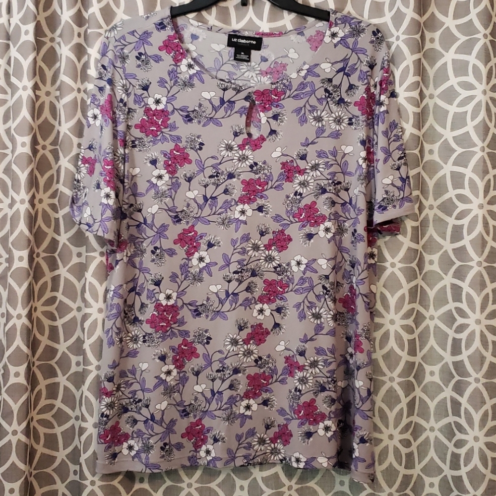 Liz Claiborne Floral Top